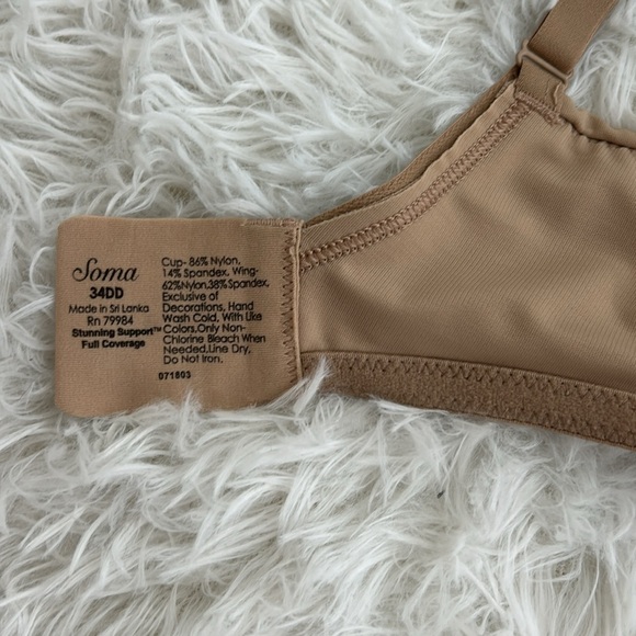 Nude Floral Some Bra - Picture 4 of 5